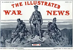Illustrated War News front cover, Allied soldiers, Aug 1914