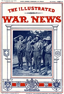 Anzacs Gallery: Illustrated War News - Quinine parade in Salonika