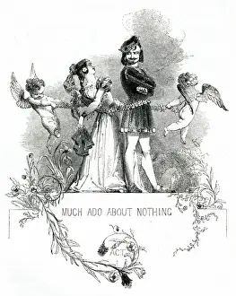 Illustration, Much Ado About Nothing, by William Shakespeare