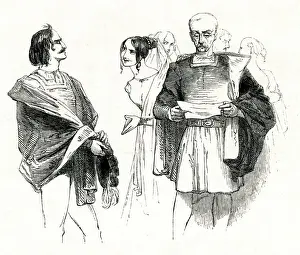 Illustration, Much Ado About Nothing, by William Shakespeare