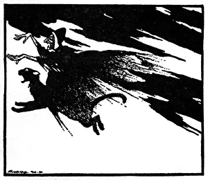 Shouting Prints: Illustration, The Blue Light