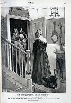 Illustration, Bristlewoods as wardens in black out