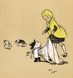 Illustration by Cecil Aldin, Us