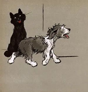 Illustration by Cecil Aldin, The Bobtail Puppy Book