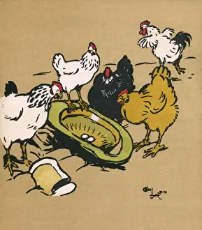 Illustration by Cecil Aldin, Cock-O-Lorum