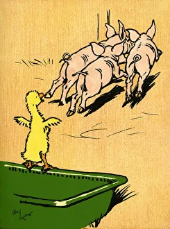 Illustration by Cecil Aldin, Farm Babies
