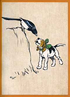 Dog with Green Collar