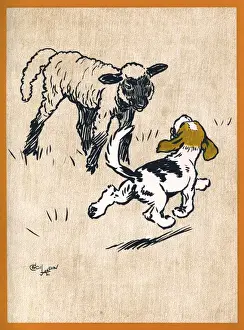 Illustration by Cecil Aldin, Field Babies