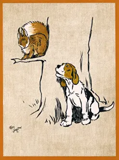Illustration by Cecil Aldin, Field Babies