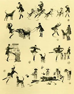 Hunting Collection: Illustration by Cecil Aldin, handler at Peterborough Show