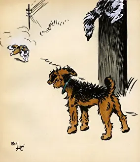 Illustration by Cecil Aldin, Jack and Jill