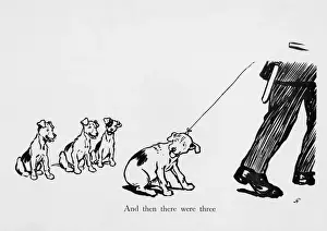 Illustration by Cecil Aldin, Ten Little Puppy Dogs
