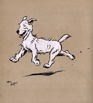 Illustration by Cecil Aldin, The Mongrel Puppy Book