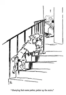 Illustration by Cecil Aldin, Moufflou, by Ouida