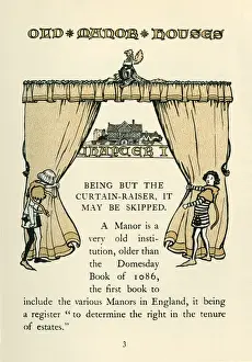 Illustration by Cecil Aldin, Old Manor Houses