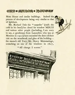 Illustration by Cecil Aldin, Old Manor Houses