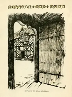 Illustration by Cecil Aldin, Old Manor Houses