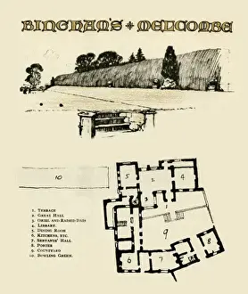 Illustration by Cecil Aldin, Old Manor Houses