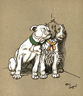 Illustration by Cecil Aldin, Puppy Tails