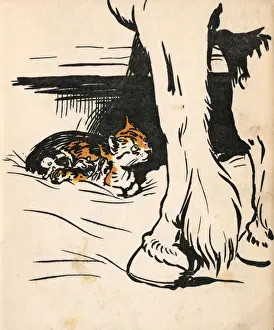 Illustration by Cecil Aldin, Puss Puss