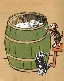 Illustration by Cecil Aldin, Puss Puss