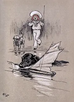 Illustration by Cecil Aldin, The Snob