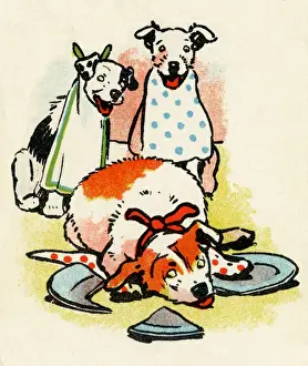 Illustration by Cecil Aldin, Stories from Puppyland
