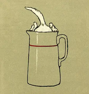 Illustration by Cecil Aldin, The White Kitten Book