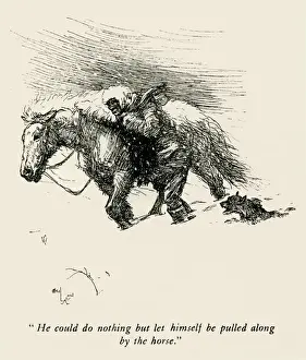Illustration by Cecil Aldin, The Wild Horses of Iceland
