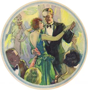 Illustration of couple dancing, 1929