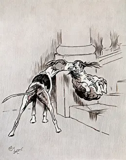 Illustration, The Dogs of War