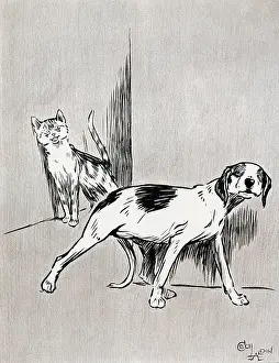 Illustration, The Dogs of War