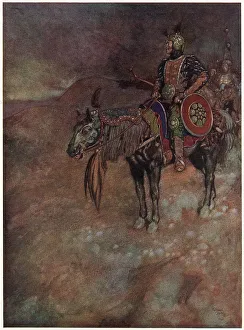 Allan Prints: Illustration by Edmund Dulac to Tamerlane