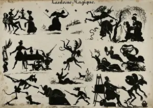 Demons Prints: Illustration entitled Lanterne Magique