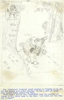 Illustration, Foxy the Footpad, by Dorothy Wheeler