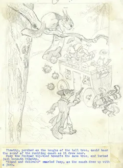 Illustration, Foxy the Footpad, by Dorothy Wheeler