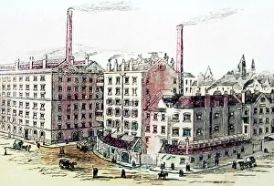 Cocoa Prints: Illustration of Fry's factory in Bristol