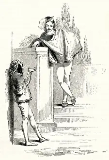 Illustration, Two Gentlemen of Verona, William Shakespeare