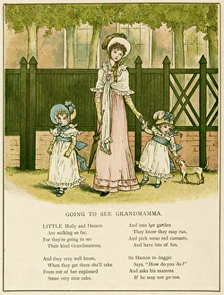 Images Dated 25th November 2011: Illustration, Going to See Grandmamma