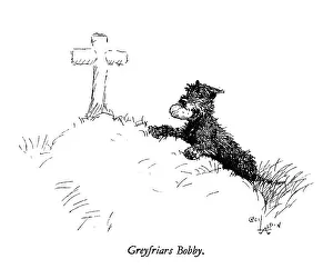Illustration of Greyfriars Bobby by Cecil Aldin
