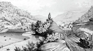 Hebden Prints: Illustration of Hebden Bridge Railway station