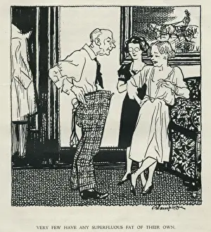 Illustration, Jersey in Jail, man and two women