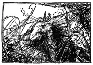 Illustration, The Jew Among the Thorns Illustration, The Jew Among the Thorns