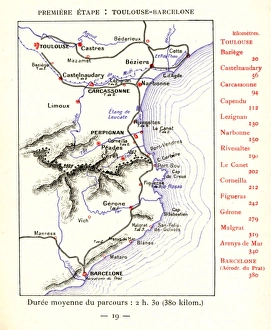 Aeriennes Gallery: Illustration from Lignes Aeriennes Latecoere timetable