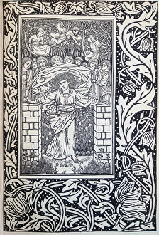 Illustration, Mary Mary Quite Contrary Illustration, Mary Mary Quite Contrary
