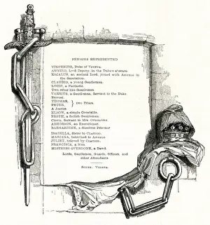 Measure Prints: Illustration, Measure for Measure, by William Shakespeare