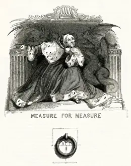 Illustration, Measure for Measure, by William Shakespeare