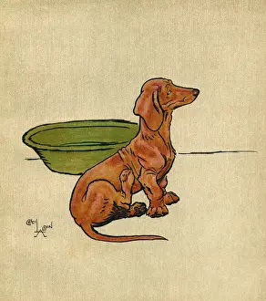 Illustration, Merry and Bright, by Cecil Aldin