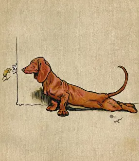 Illustration, Merry and Bright, by Cecil Aldin
