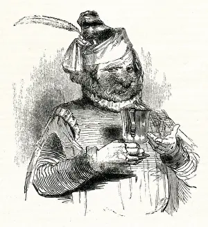 Illustration, Merry Wives of Windsor, William Shakespeare
